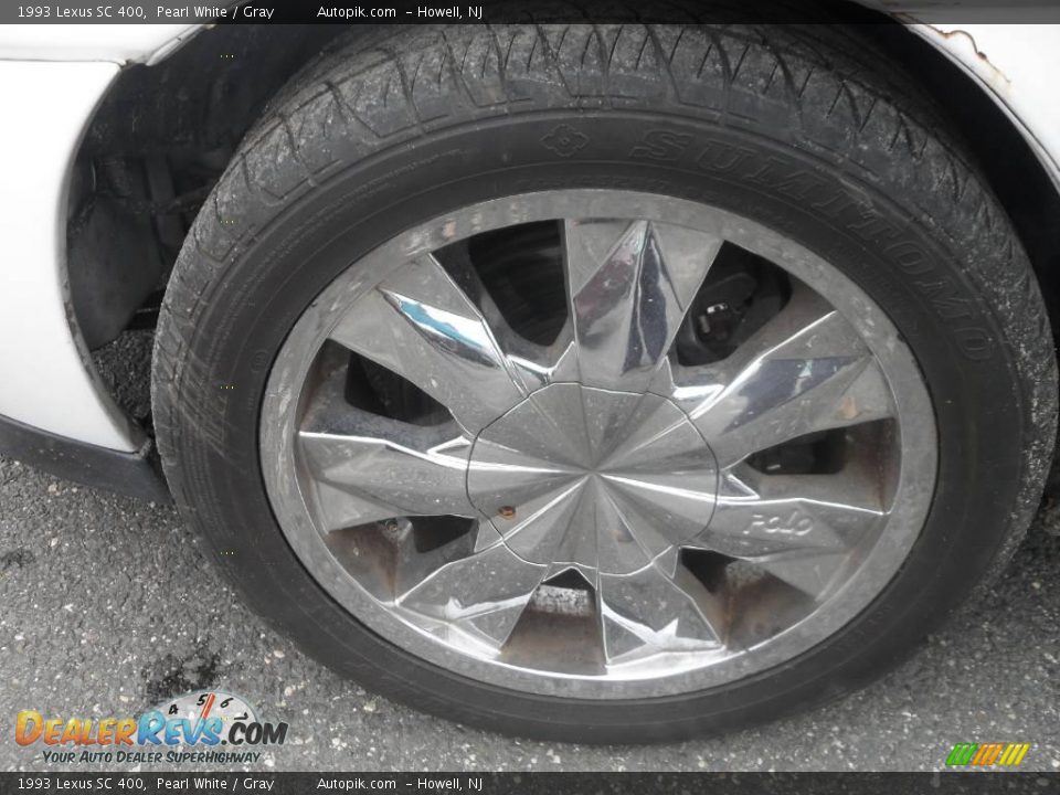 1993 Lexus SC 400 Pearl White / Gray Photo #13