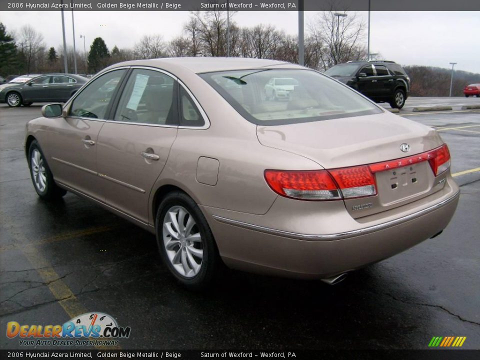 2006 Hyundai Azera Limited Golden Beige Metallic / Beige Photo #2