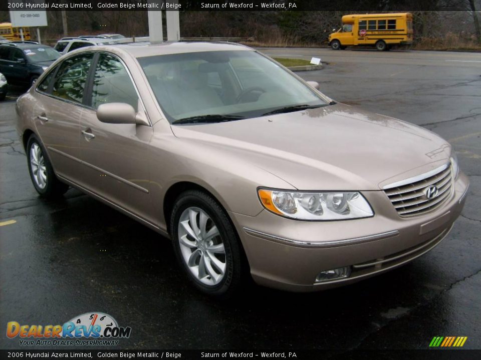 2006 Hyundai Azera Limited Golden Beige Metallic / Beige Photo #6