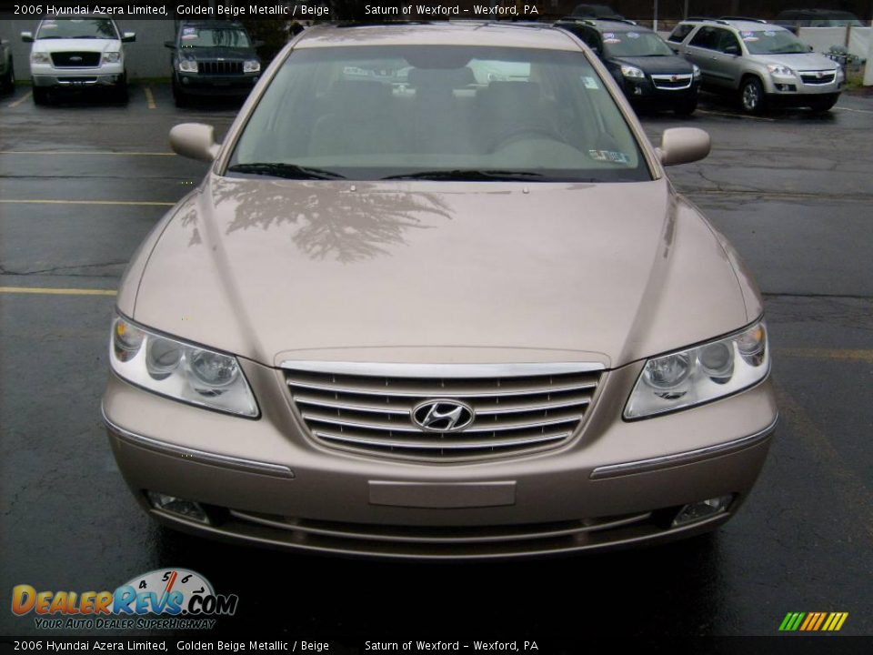 2006 Hyundai Azera Limited Golden Beige Metallic / Beige Photo #7