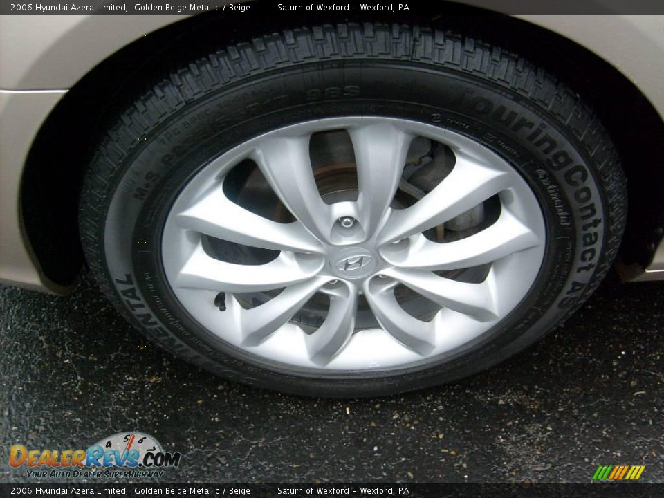 2006 Hyundai Azera Limited Golden Beige Metallic / Beige Photo #9