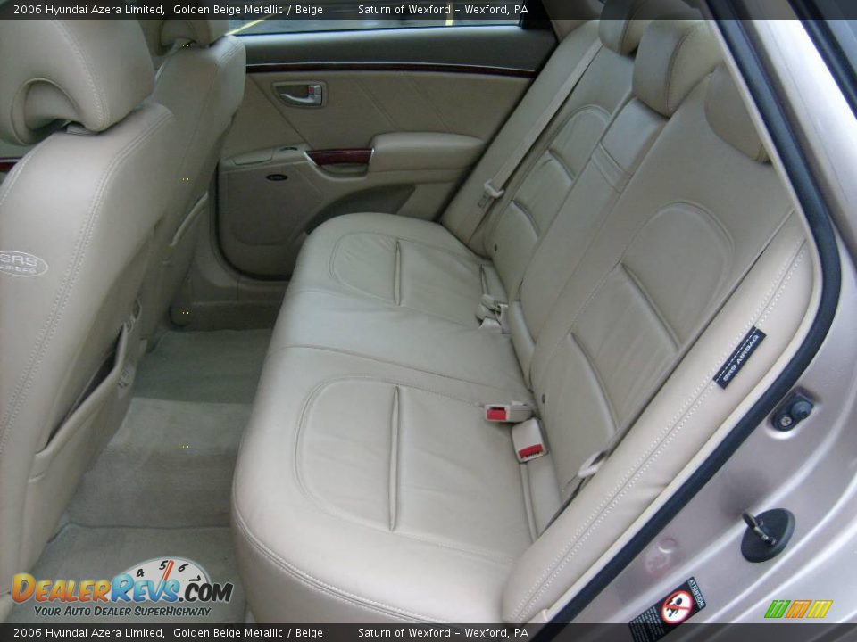 2006 Hyundai Azera Limited Golden Beige Metallic / Beige Photo #14