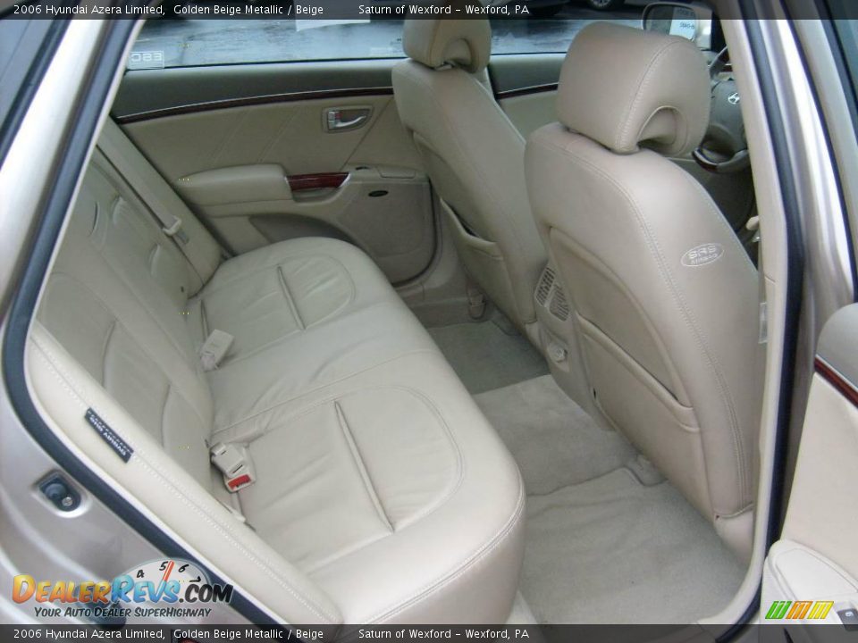 2006 Hyundai Azera Limited Golden Beige Metallic / Beige Photo #16