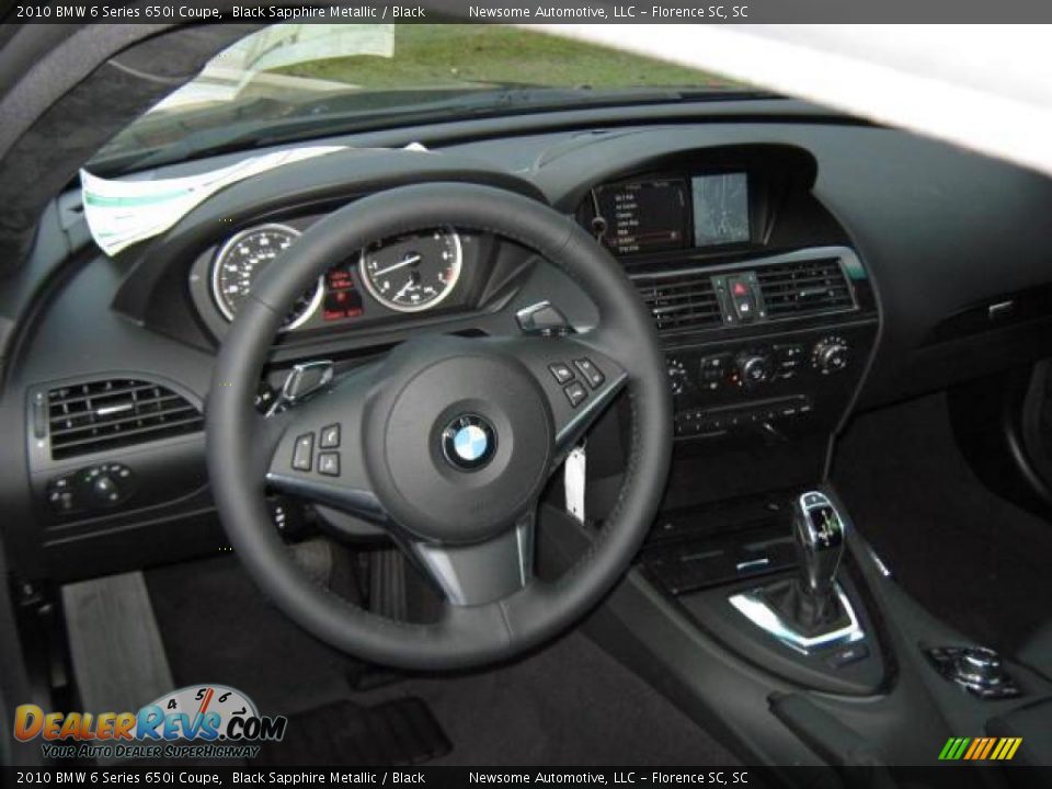 2010 BMW 6 Series 650i Coupe Black Sapphire Metallic / Black Photo #4