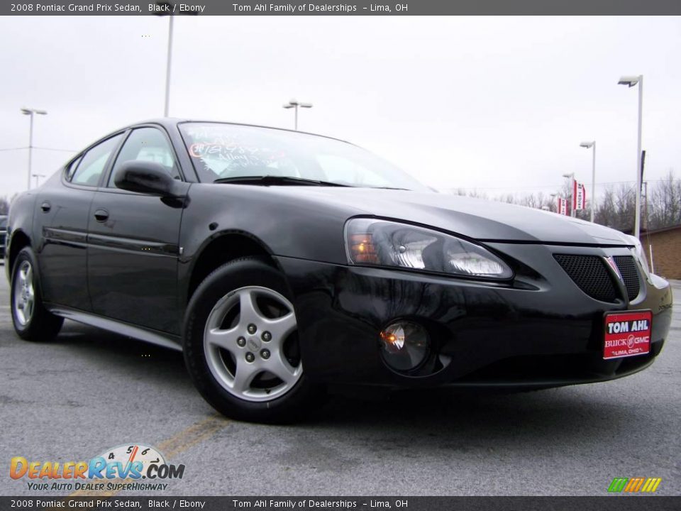 2008 Pontiac Grand Prix Sedan Black / Ebony Photo #1