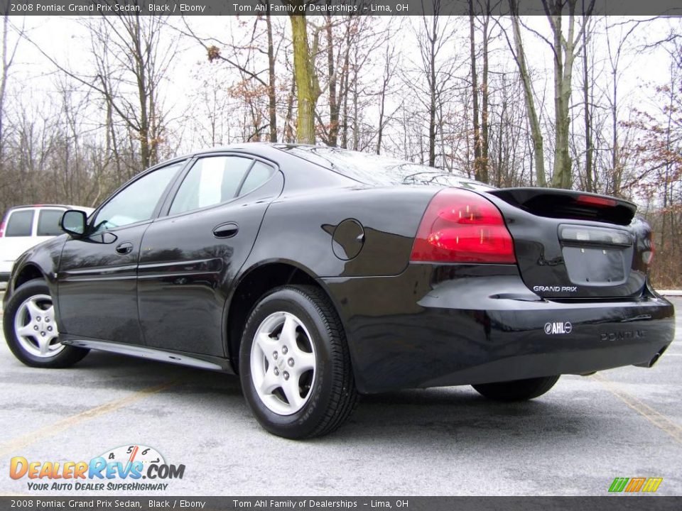 2008 Pontiac Grand Prix Sedan Black / Ebony Photo #4