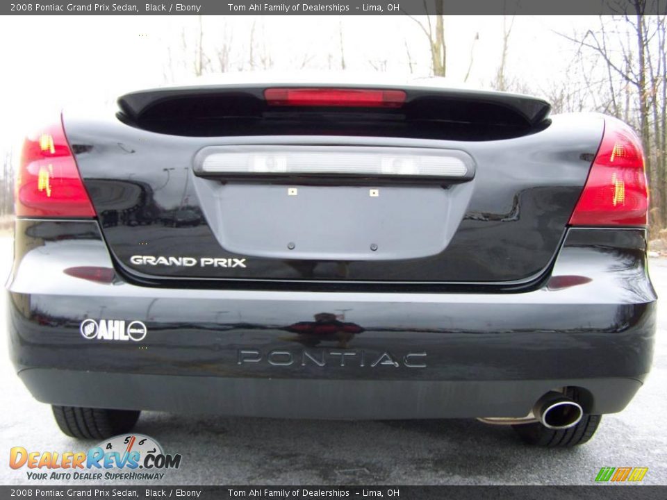 2008 Pontiac Grand Prix Sedan Black / Ebony Photo #6