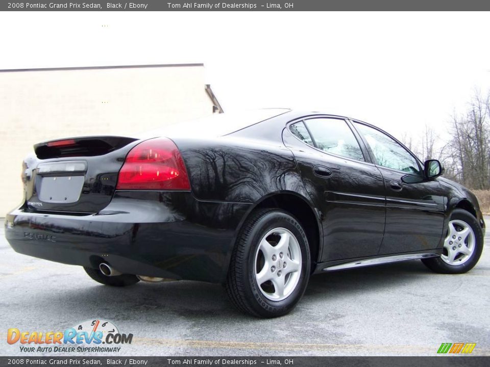2008 Pontiac Grand Prix Sedan Black / Ebony Photo #7