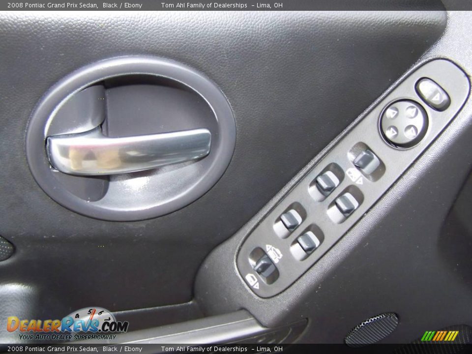 2008 Pontiac Grand Prix Sedan Black / Ebony Photo #10