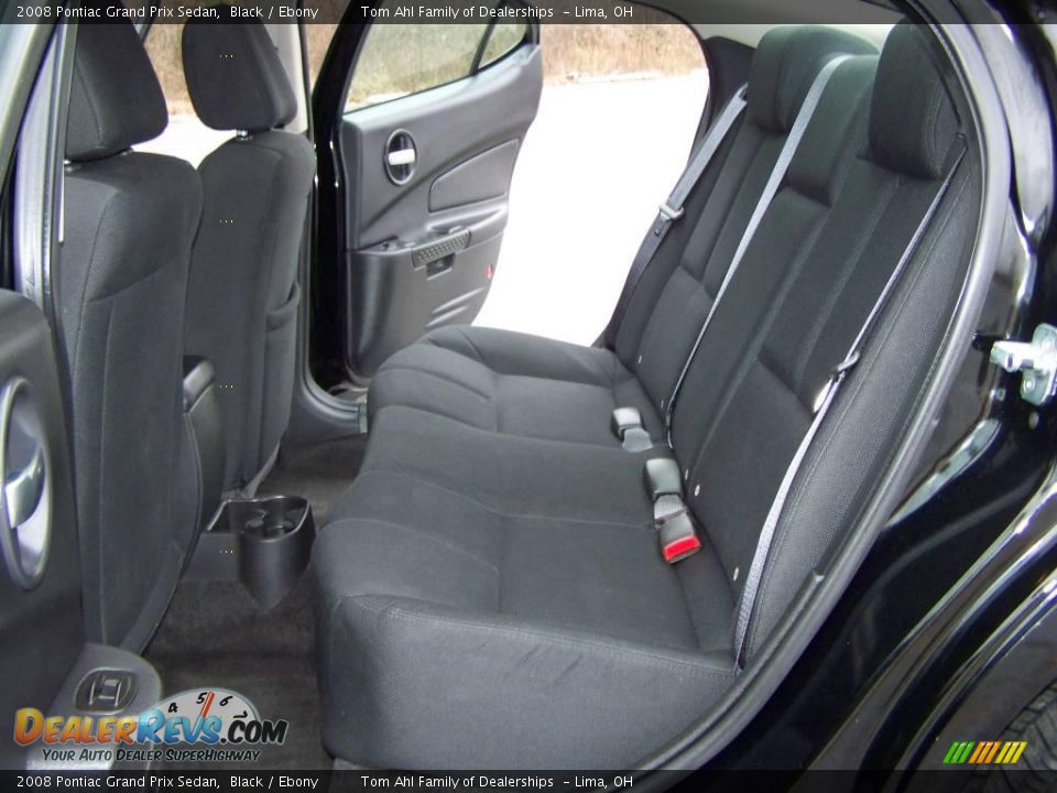 2008 Pontiac Grand Prix Sedan Black / Ebony Photo #11