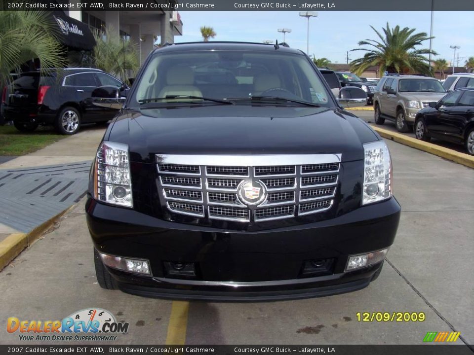 2007 Cadillac Escalade EXT AWD Black Raven / Cocoa/Light Cashmere Photo #6