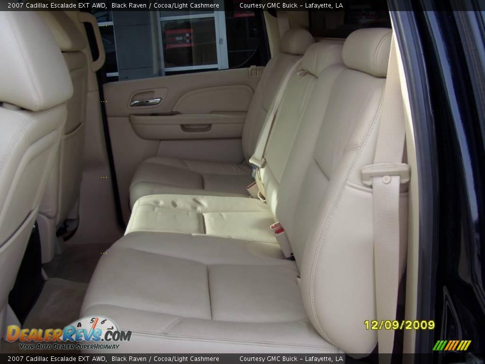 2007 Cadillac Escalade EXT AWD Black Raven / Cocoa/Light Cashmere Photo #12