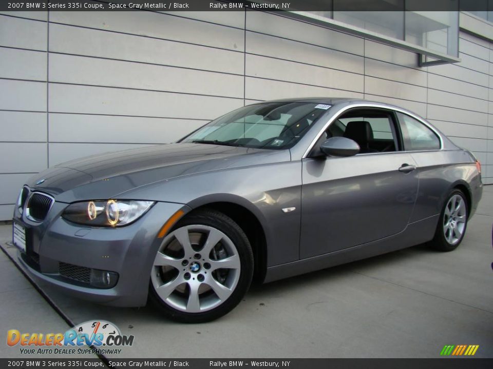 2007 BMW 3 Series 335i Coupe Space Gray Metallic / Black Photo #1