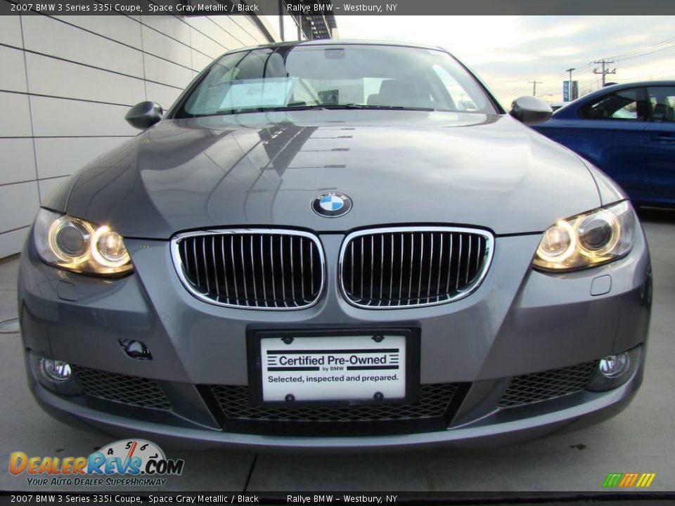 2007 BMW 3 Series 335i Coupe Space Gray Metallic / Black Photo #2