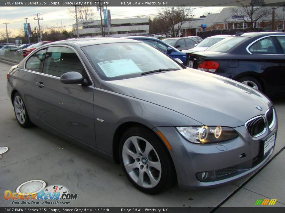 2007 BMW 3 Series 335i Coupe Space Gray Metallic / Black Photo #3