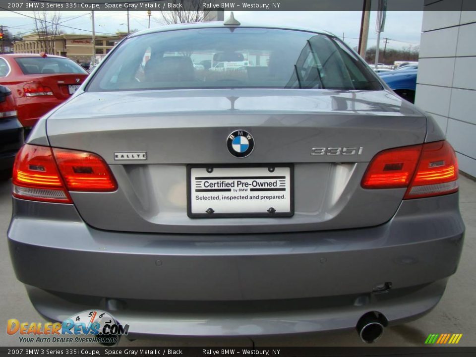 2007 BMW 3 Series 335i Coupe Space Gray Metallic / Black Photo #4