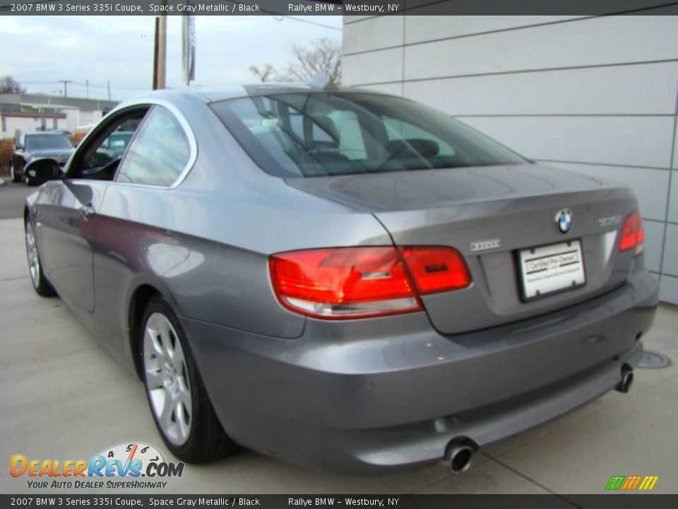 2007 BMW 3 Series 335i Coupe Space Gray Metallic / Black Photo #5