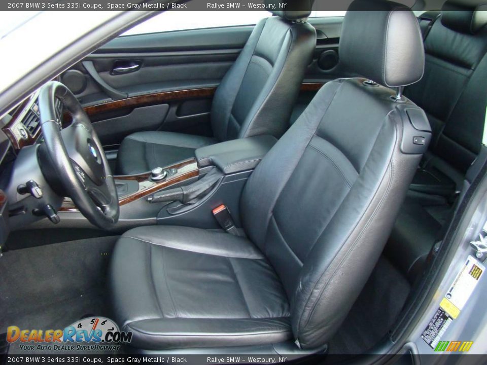 2007 BMW 3 Series 335i Coupe Space Gray Metallic / Black Photo #7