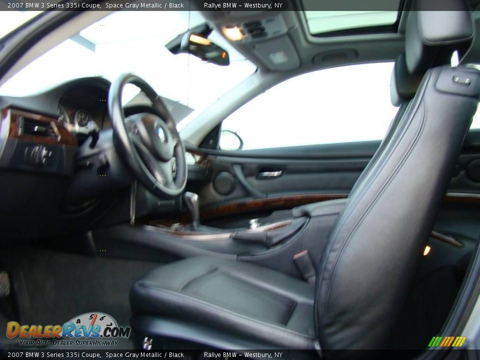 2007 BMW 3 Series 335i Coupe Space Gray Metallic / Black Photo #8