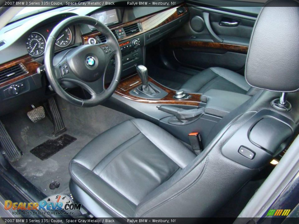 2007 BMW 3 Series 335i Coupe Space Gray Metallic / Black Photo #9
