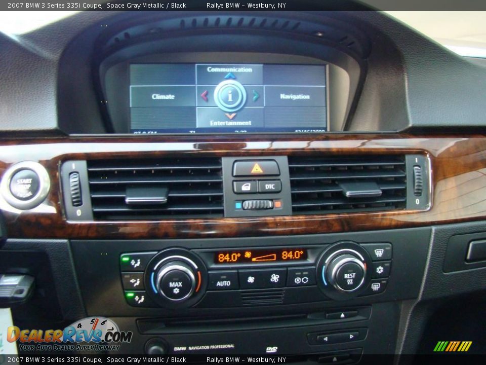 2007 BMW 3 Series 335i Coupe Space Gray Metallic / Black Photo #11