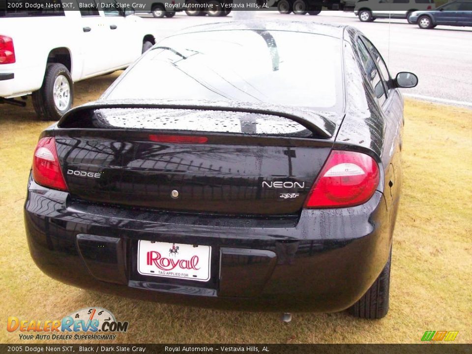 2005 Dodge Neon SXT Black / Dark Slate Gray Photo #3