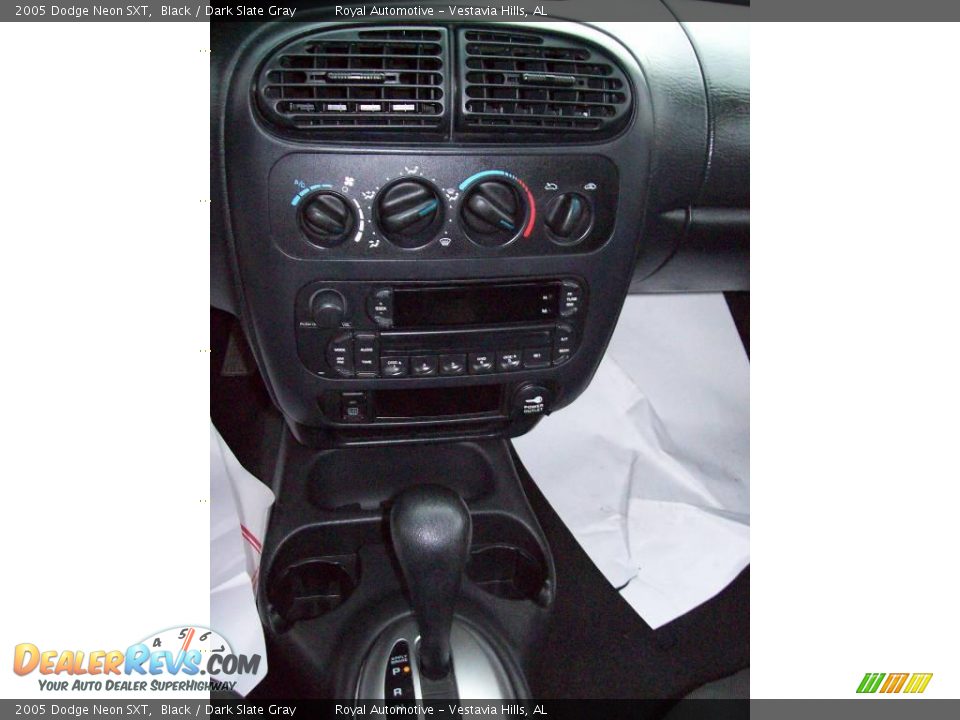 2005 Dodge Neon SXT Black / Dark Slate Gray Photo #9