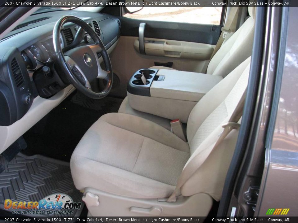 2007 Chevrolet Silverado 1500 LT Z71 Crew Cab 4x4 Desert Brown Metallic / Light Cashmere/Ebony Black Photo #9