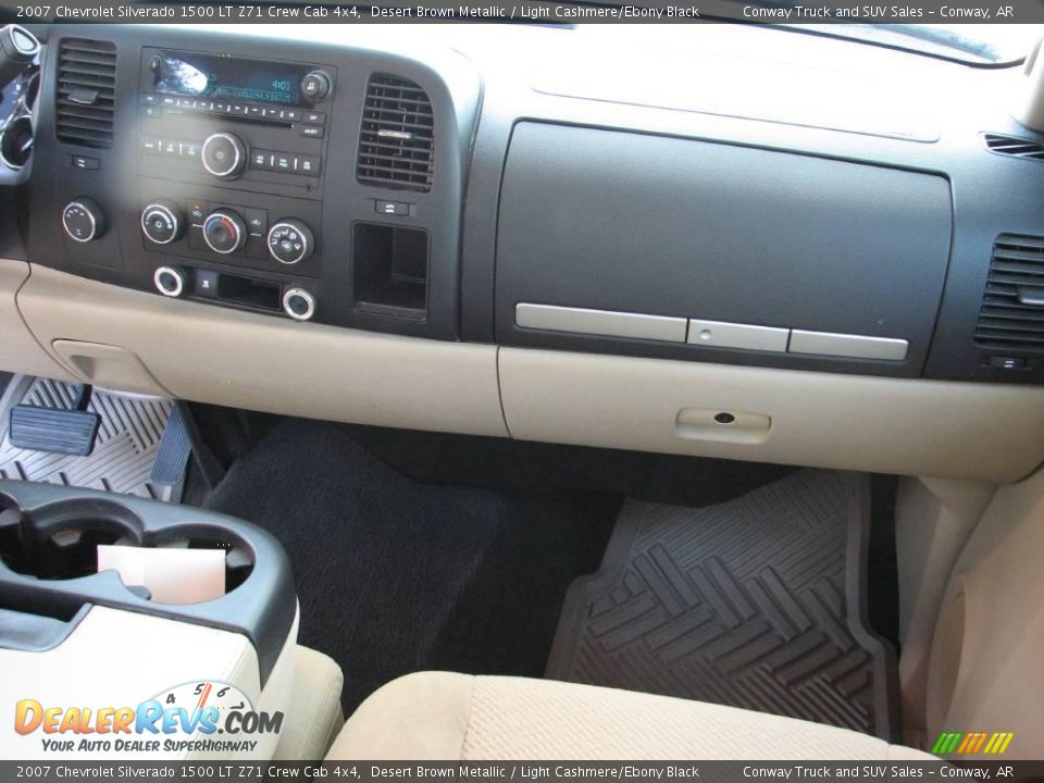 2007 Chevrolet Silverado 1500 LT Z71 Crew Cab 4x4 Desert Brown Metallic / Light Cashmere/Ebony Black Photo #11
