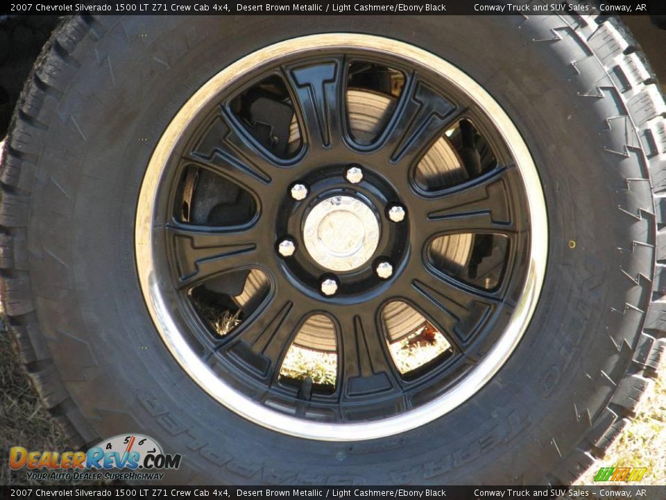 2007 Chevrolet Silverado 1500 LT Z71 Crew Cab 4x4 Desert Brown Metallic / Light Cashmere/Ebony Black Photo #19