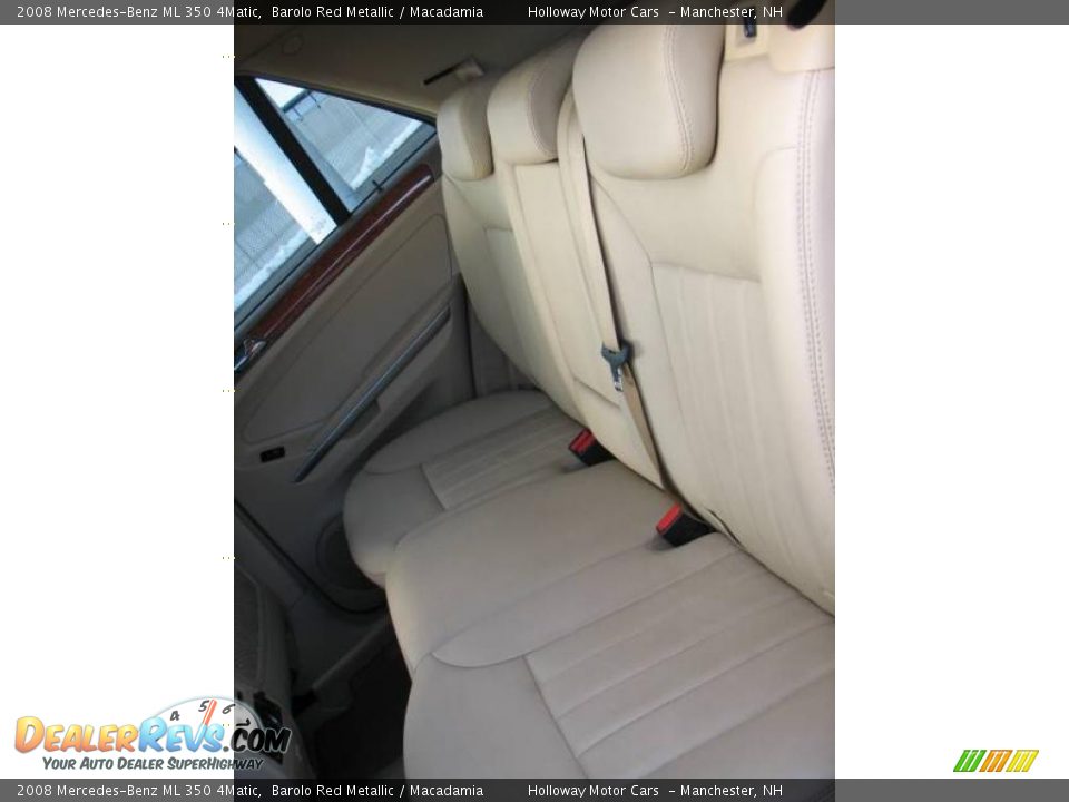 2008 Mercedes-Benz ML 350 4Matic Barolo Red Metallic / Macadamia Photo #6