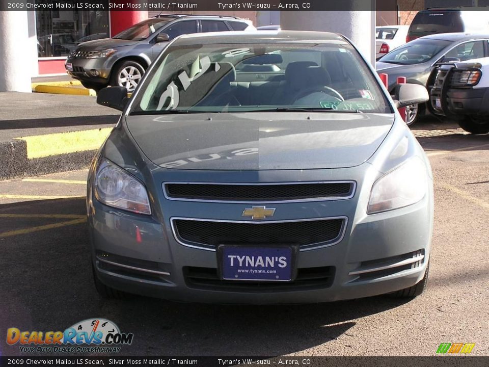 2009 Chevrolet Malibu LS Sedan Silver Moss Metallic / Titanium Photo #2