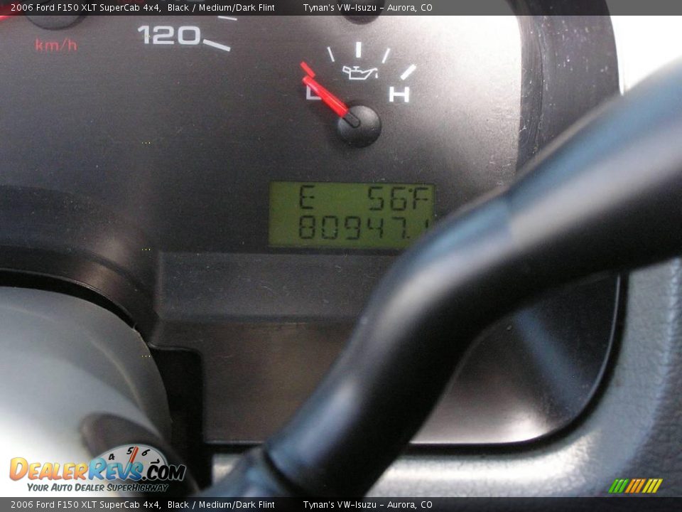 2006 Ford F150 XLT SuperCab 4x4 Black / Medium/Dark Flint Photo #19