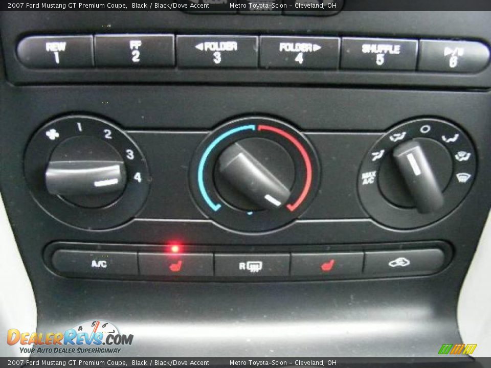 2007 Ford Mustang GT Premium Coupe Black / Black/Dove Accent Photo #20
