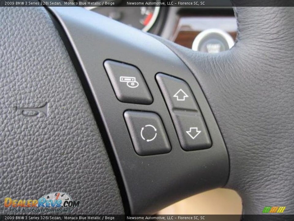 2009 BMW 3 Series 328i Sedan Monaco Blue Metallic / Beige Photo #6