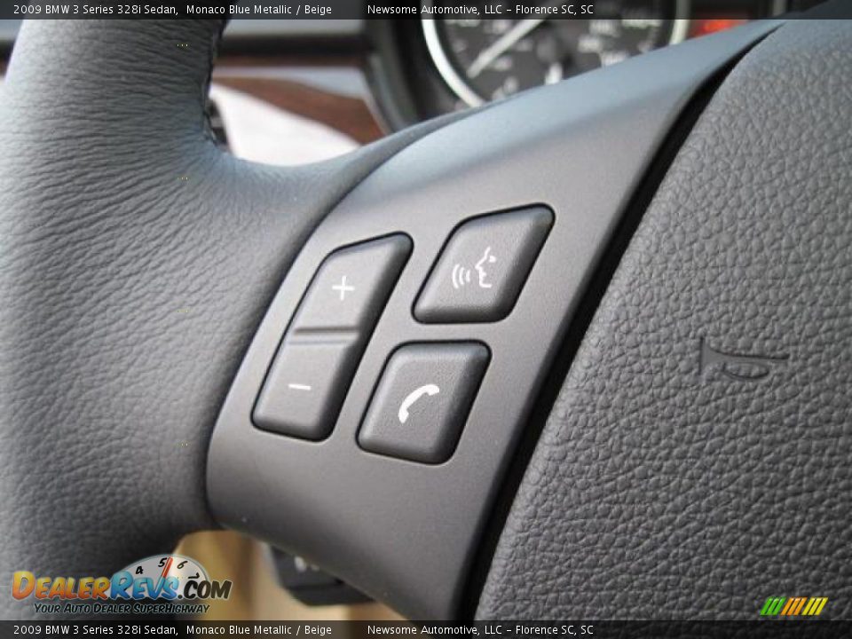 2009 BMW 3 Series 328i Sedan Monaco Blue Metallic / Beige Photo #7