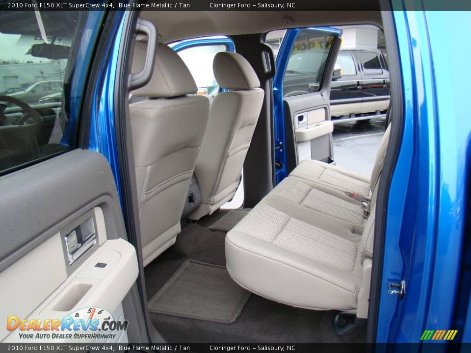 2010 Ford F150 XLT SuperCrew 4x4 Blue Flame Metallic / Tan Photo #9