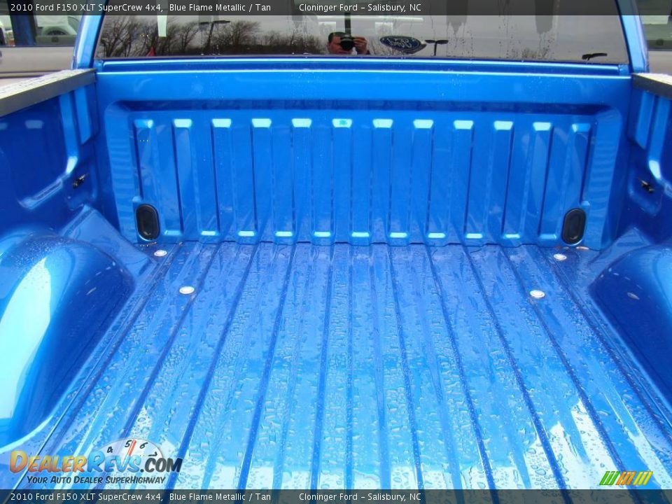 2010 Ford F150 XLT SuperCrew 4x4 Blue Flame Metallic / Tan Photo #10