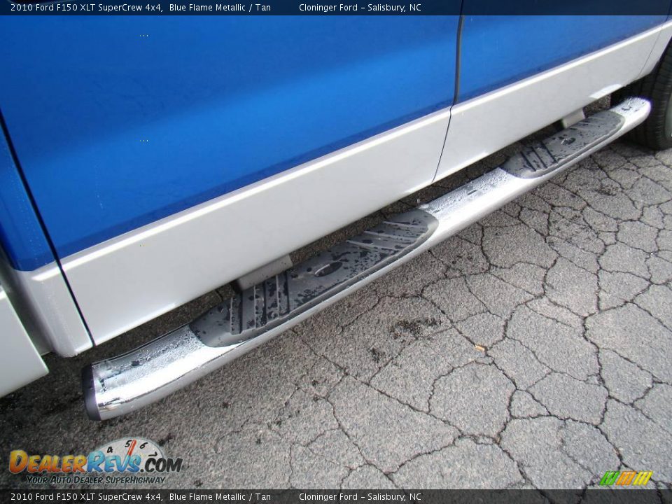 2010 Ford F150 XLT SuperCrew 4x4 Blue Flame Metallic / Tan Photo #15