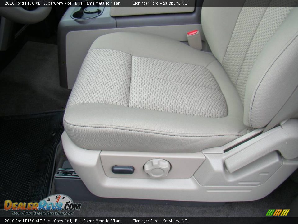 2010 Ford F150 XLT SuperCrew 4x4 Blue Flame Metallic / Tan Photo #18