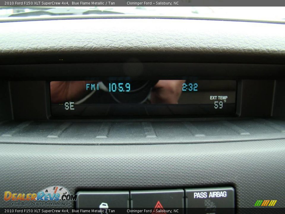 2010 Ford F150 XLT SuperCrew 4x4 Blue Flame Metallic / Tan Photo #21