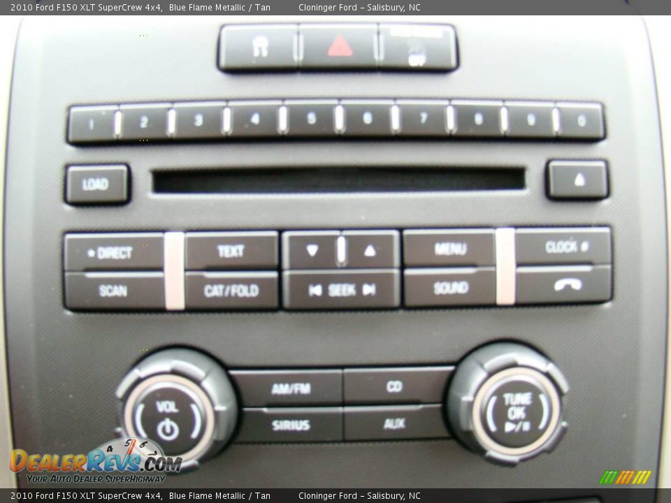 2010 Ford F150 XLT SuperCrew 4x4 Blue Flame Metallic / Tan Photo #22