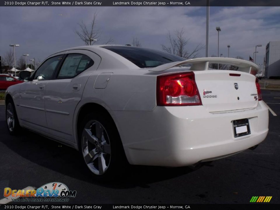 2010 Dodge Charger R/T Stone White / Dark Slate Gray Photo #2