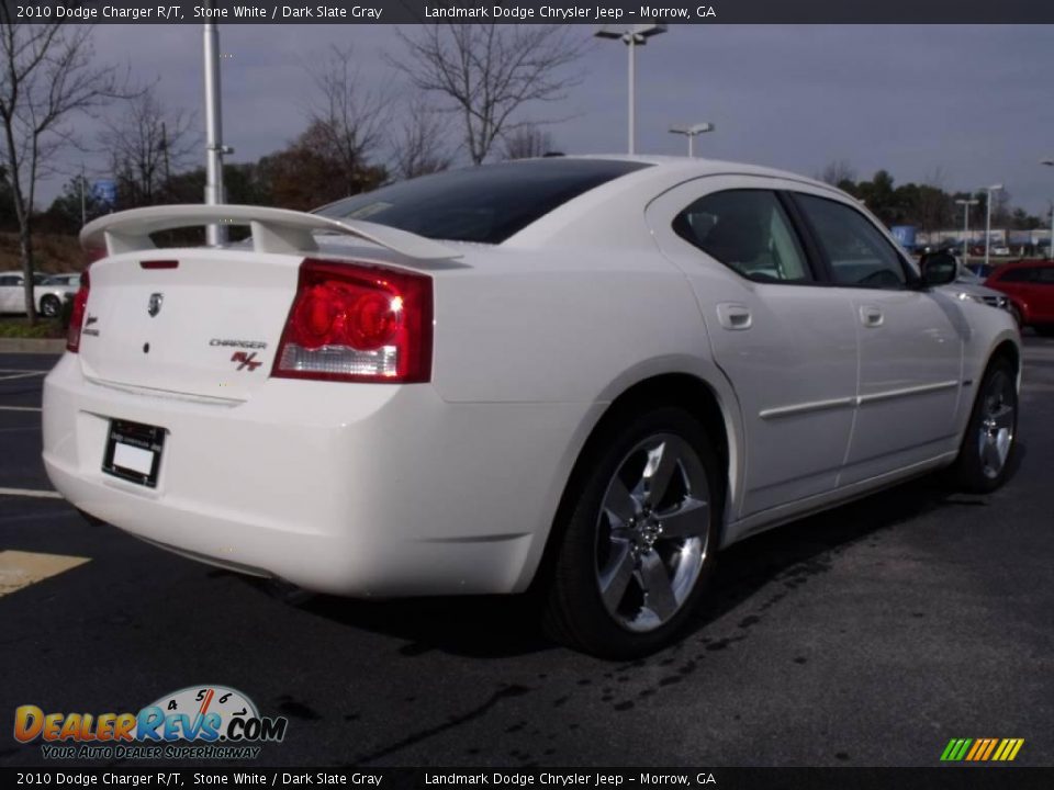 2010 Dodge Charger R/T Stone White / Dark Slate Gray Photo #3