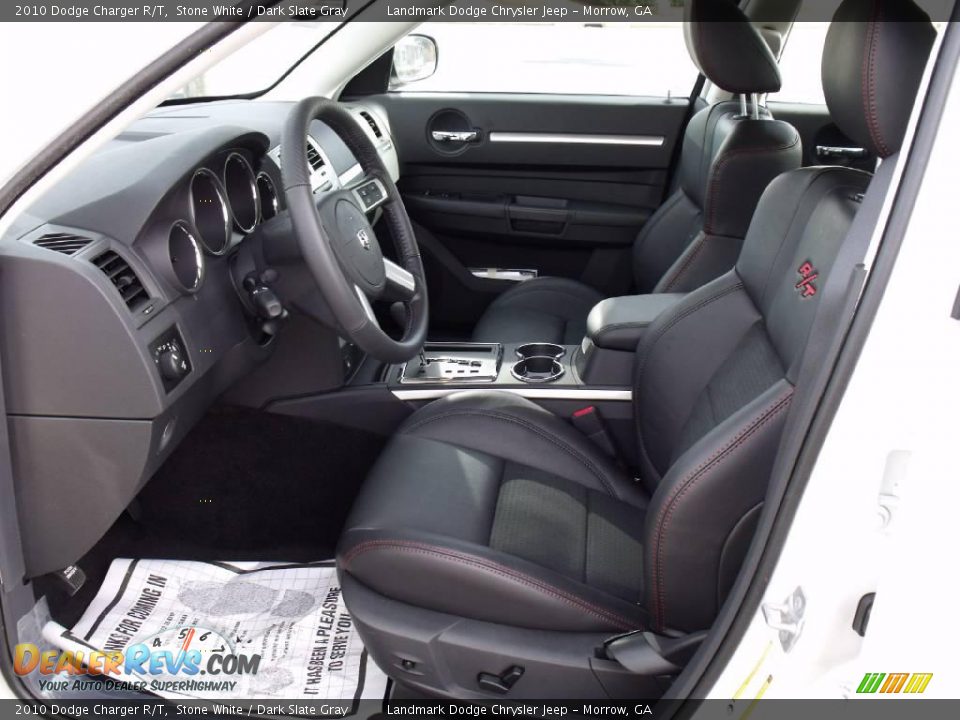 2010 Dodge Charger R/T Stone White / Dark Slate Gray Photo #7