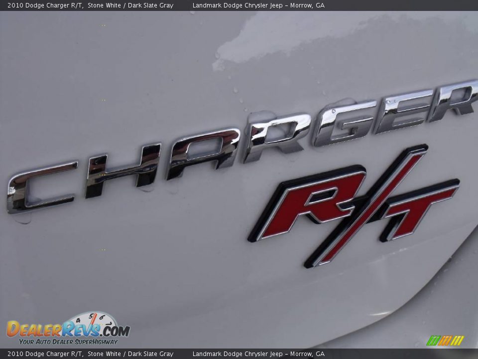 2010 Dodge Charger R/T Stone White / Dark Slate Gray Photo #9