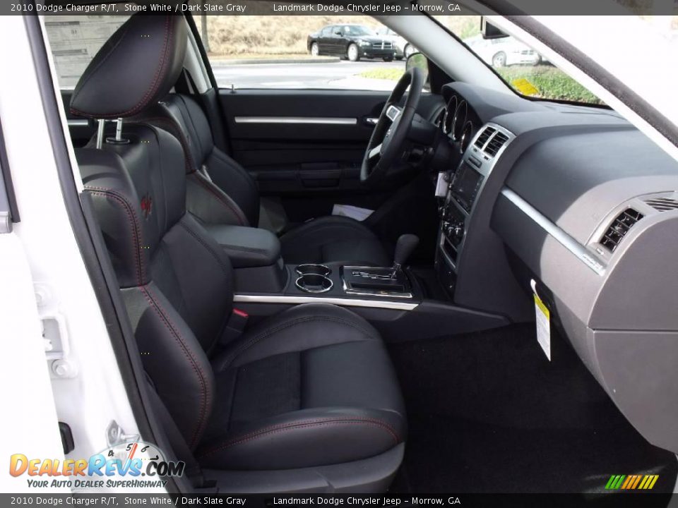 2010 Dodge Charger R/T Stone White / Dark Slate Gray Photo #11