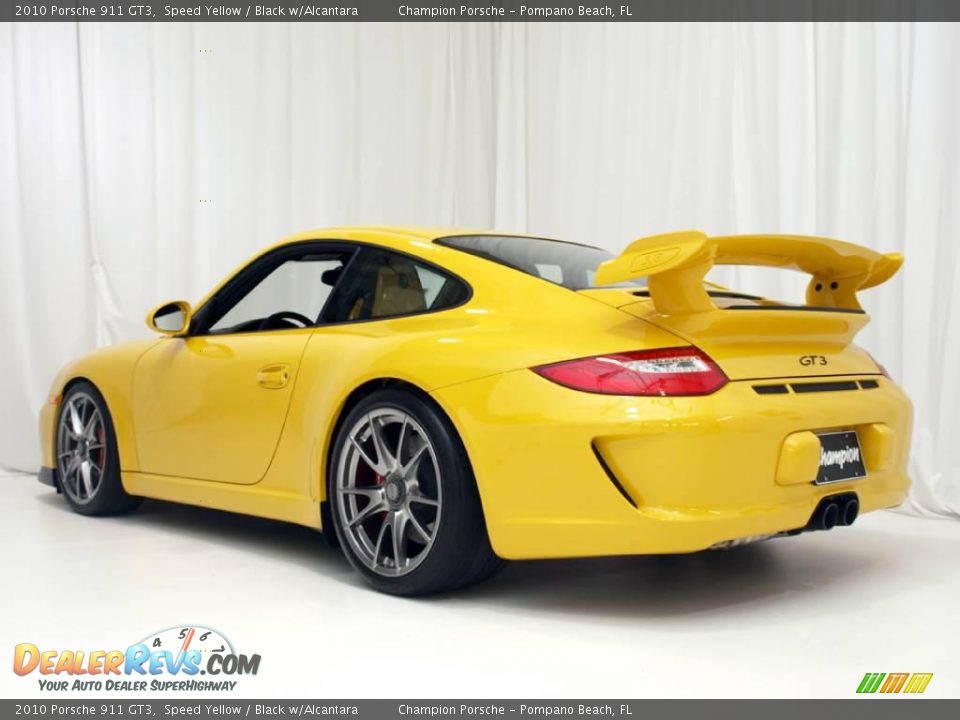 2010 Porsche 911 GT3 Speed Yellow / Black w/Alcantara Photo #7