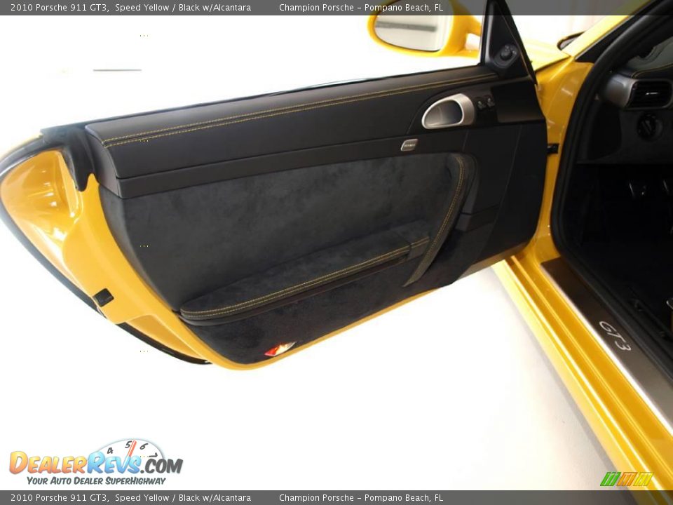 2010 Porsche 911 GT3 Speed Yellow / Black w/Alcantara Photo #9