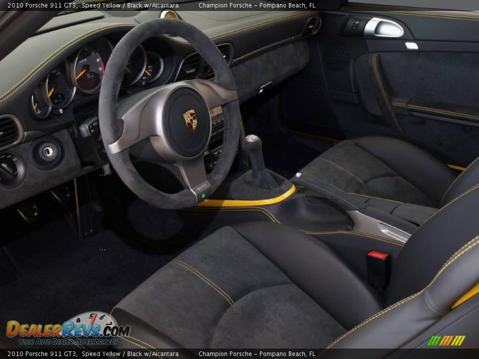 2010 Porsche 911 GT3 Speed Yellow / Black w/Alcantara Photo #10